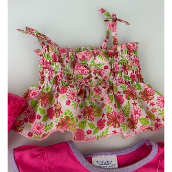 Build-a-Bear Clothing Lot Tank Top Sequin Dress Denim Skirt Unicorn Top Set of 4 - Picture 7 of 16